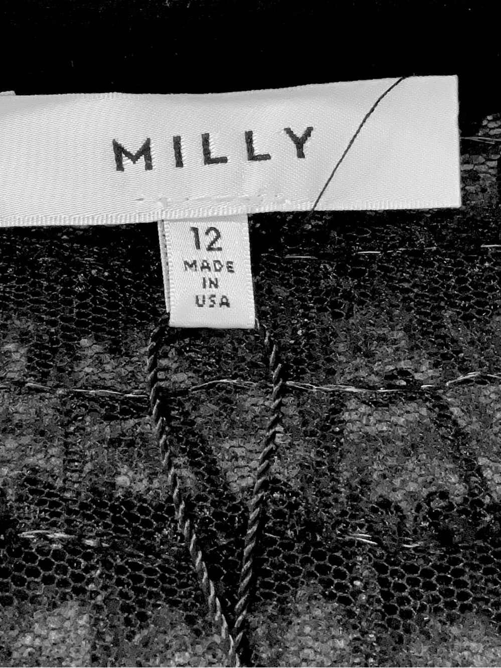 Milly Black Lace Jacket